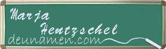 Marja Hentzschel Visitenkarte